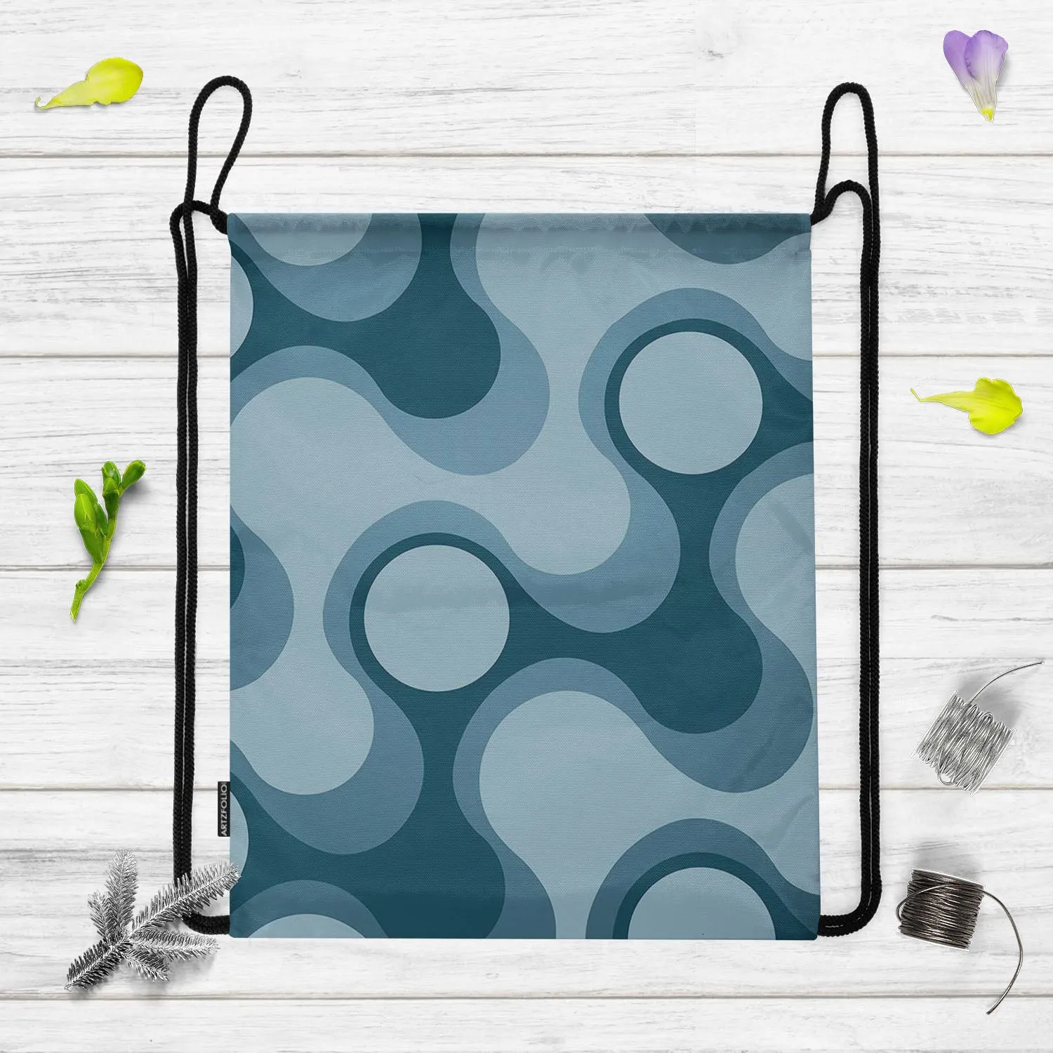 Abstract Retro D3 Backpack for Students | College & Travel Bag