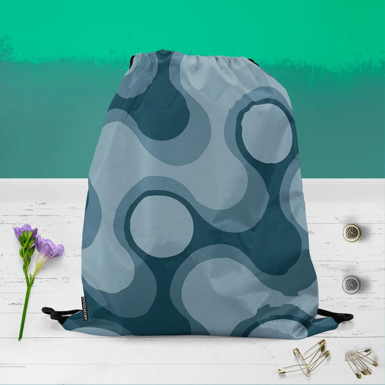 Abstract Retro D3 Backpack for Students | College & Travel Bag