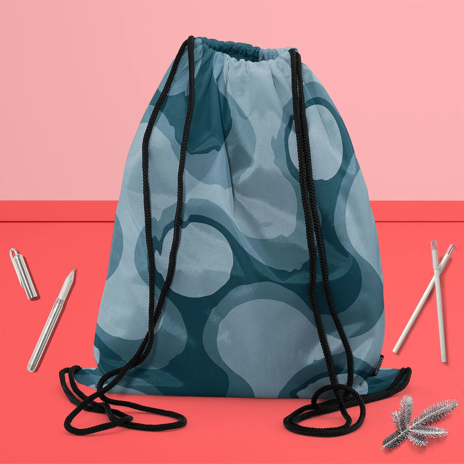 Abstract Retro D3 Backpack for Students | College & Travel Bag