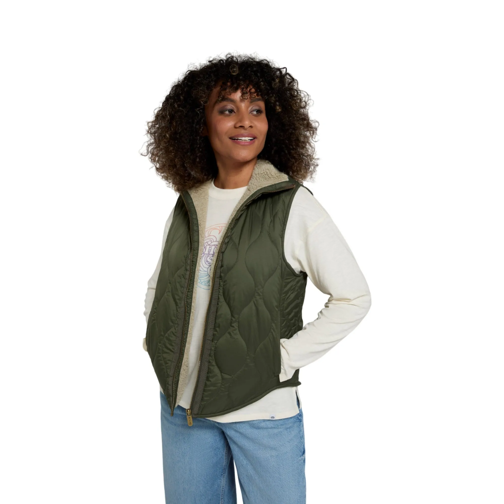 Animal Womens/Ladies Borg Lined Gilet