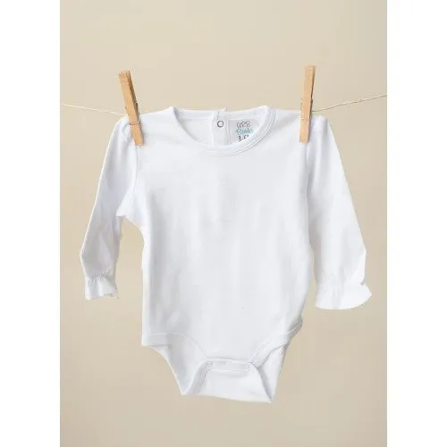 Applique Initial Baby Bodysuit