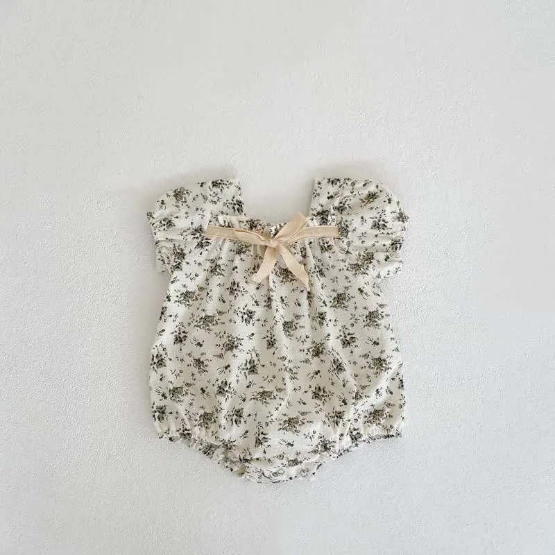 Baby Flowers Vintage Bodysuit with Sister Dress