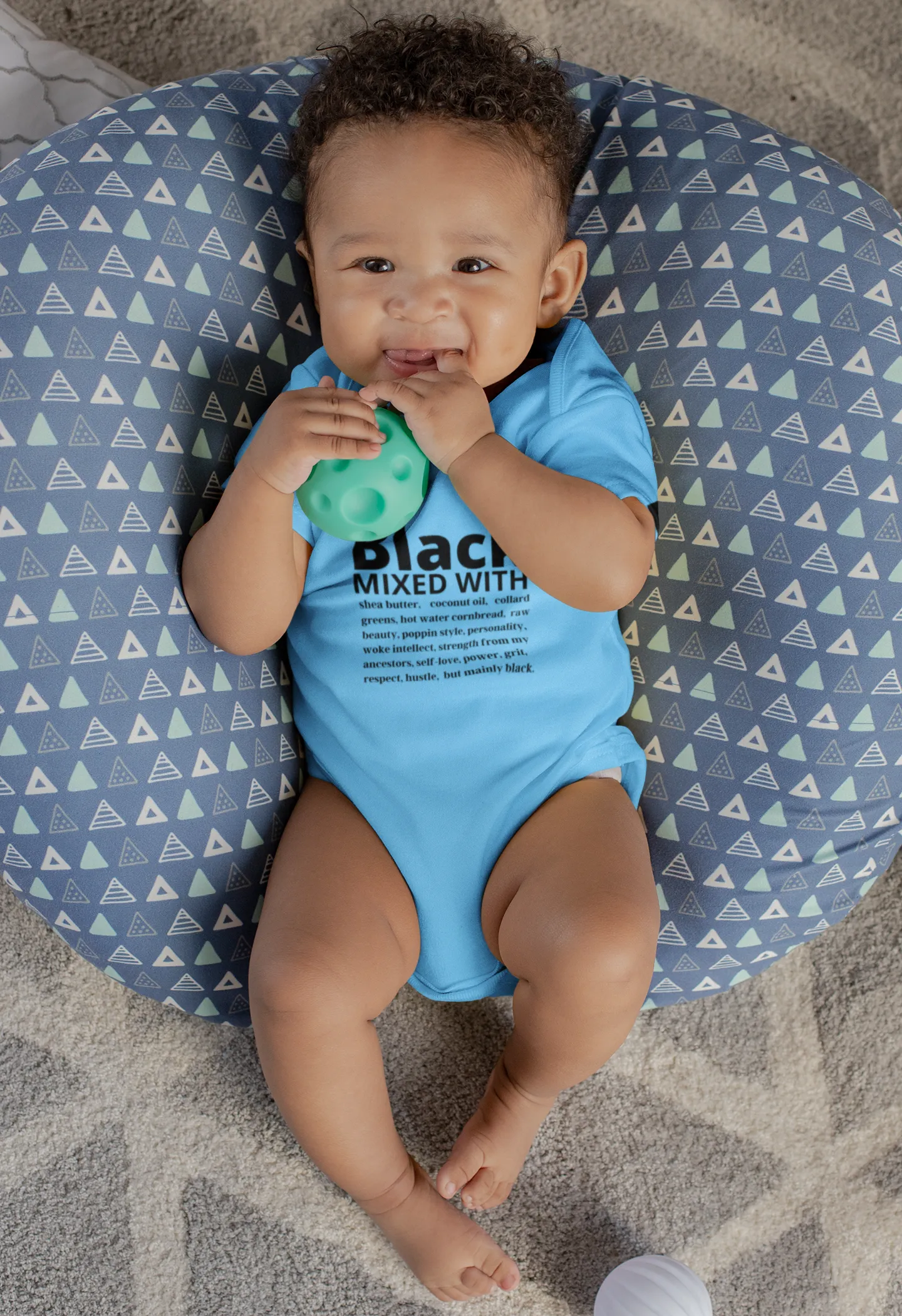 Black mixed with Infant Bodysuit