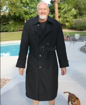 BLOWOUT SALE Raincoat - New Double Breasted Military Trench w/liner - Black
