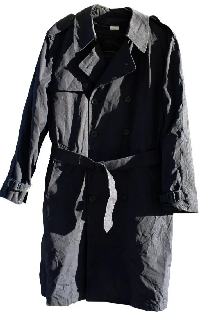 BLOWOUT SALE USED Raincoat - Double Breasted Military Trench w/liner