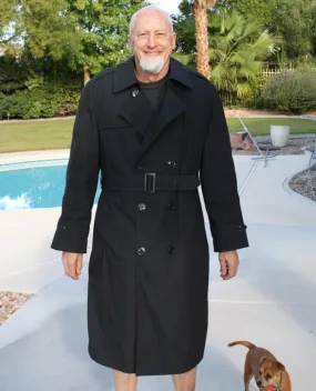 BLOWOUT SALE USED Raincoat - Double Breasted Military Trench w/liner