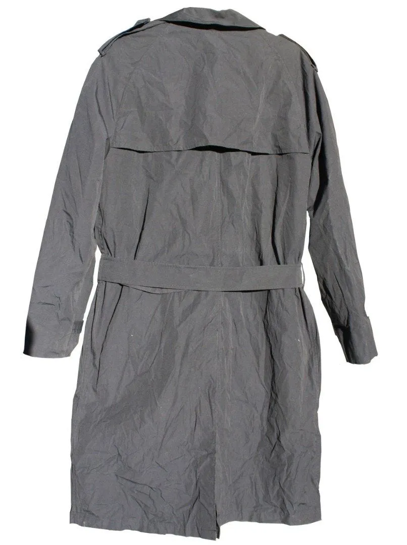 BLOWOUT SALE USED Raincoat - Double Breasted Military Trench w/liner