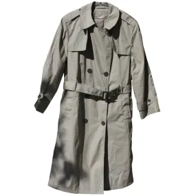 BLOWOUT SALE USED Raincoat - Double Breasted Women's Trench w/liner - Sage