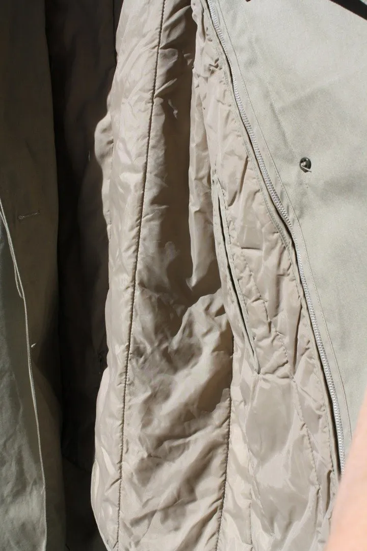 BLOWOUT SALE USED Raincoat - Double Breasted Women's Trench w/liner - Sage