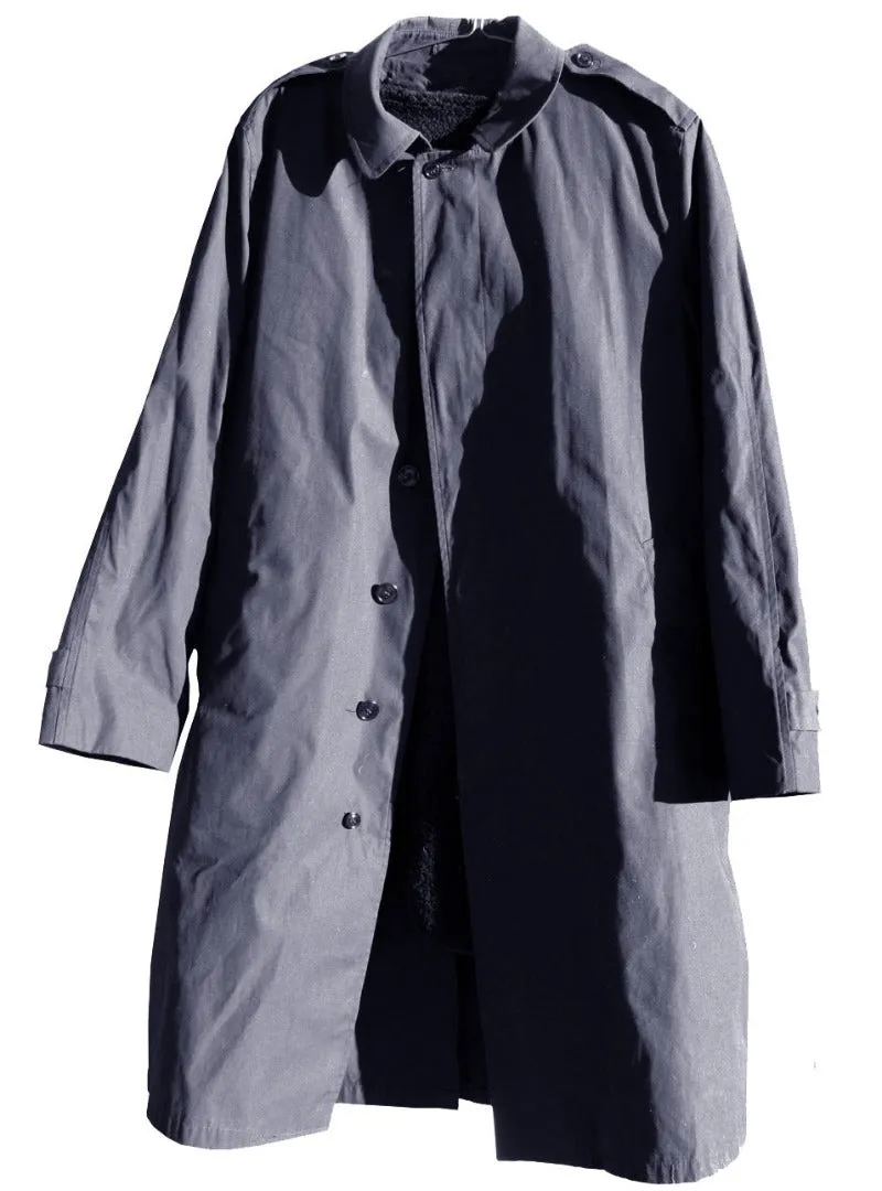 BLOWOUT SALE USED Raincoat - Single Breasted Military Trench w/liner