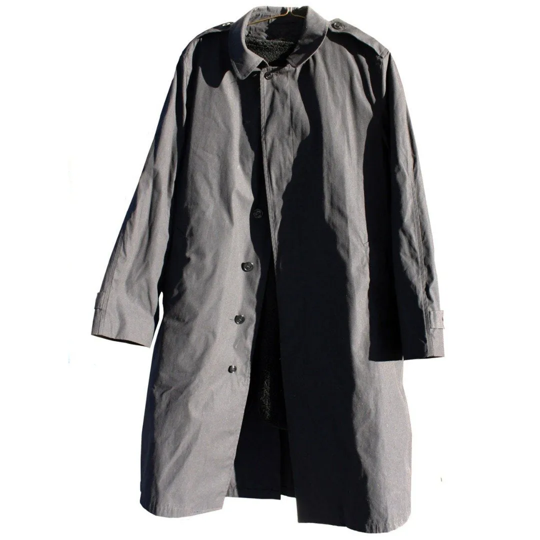 BLOWOUT SALE USED Raincoat - Single Breasted Military Trench w/liner