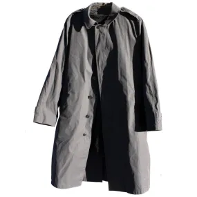 BLOWOUT SALE USED Raincoat - Single Breasted Military Trench w/liner
