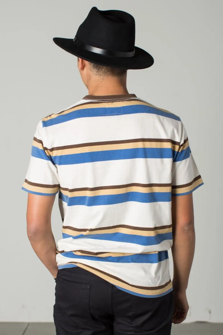 Brixton - Clive Men's S/S Knit Tee, Off White