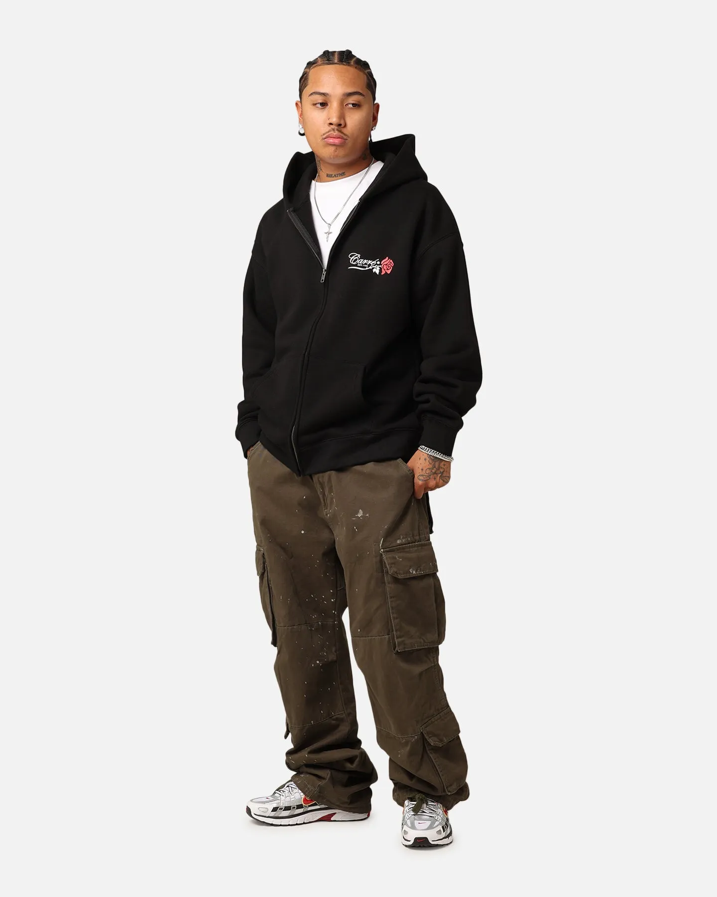 Carré Rara Full Zip Hoodie Black