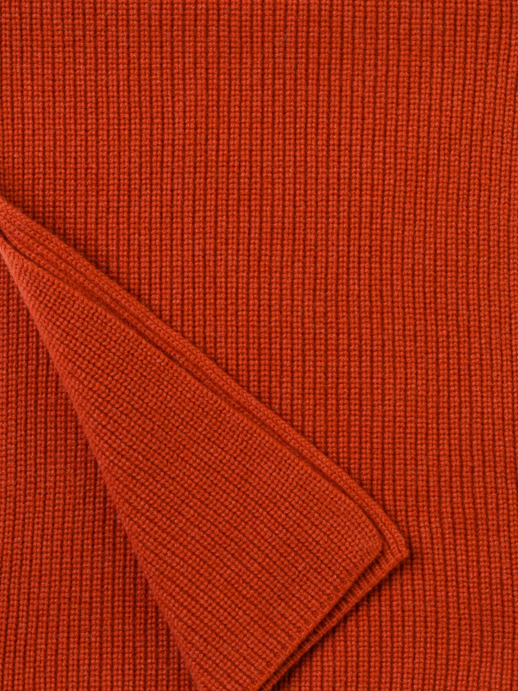 Cashmere Rib Knit Scarf
