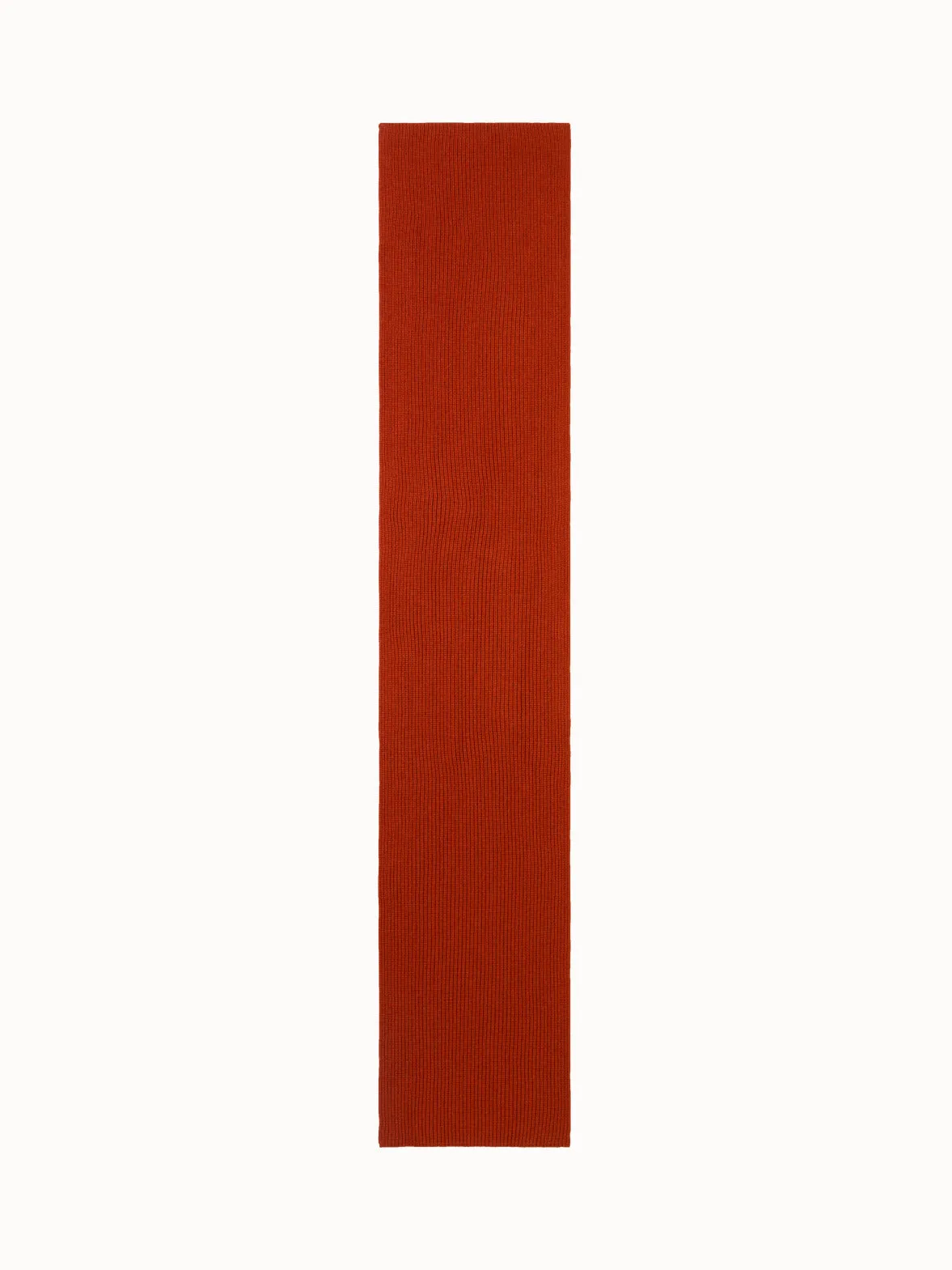 Cashmere Rib Knit Scarf