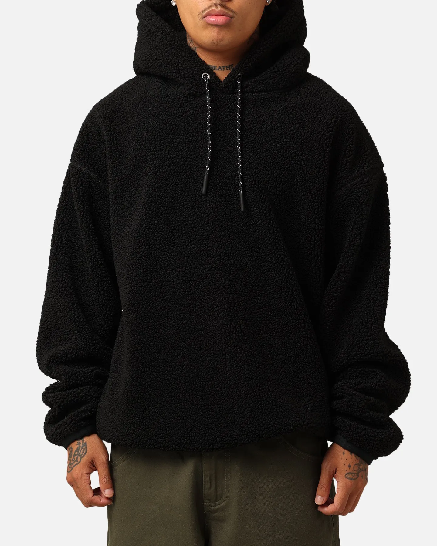 Champion Reb Element Sherpa Fleece Hoodie Black