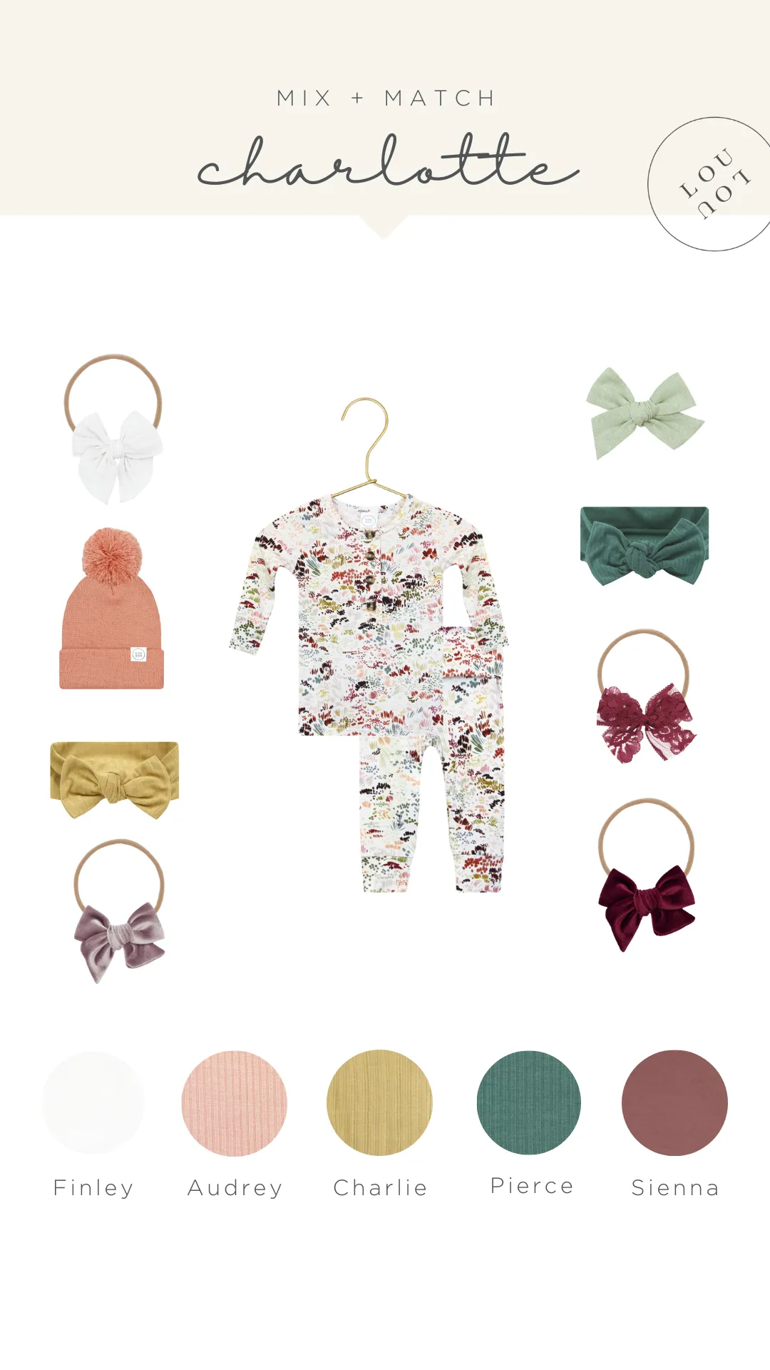 Charlotte Newborn Headband Bundle (Gown)