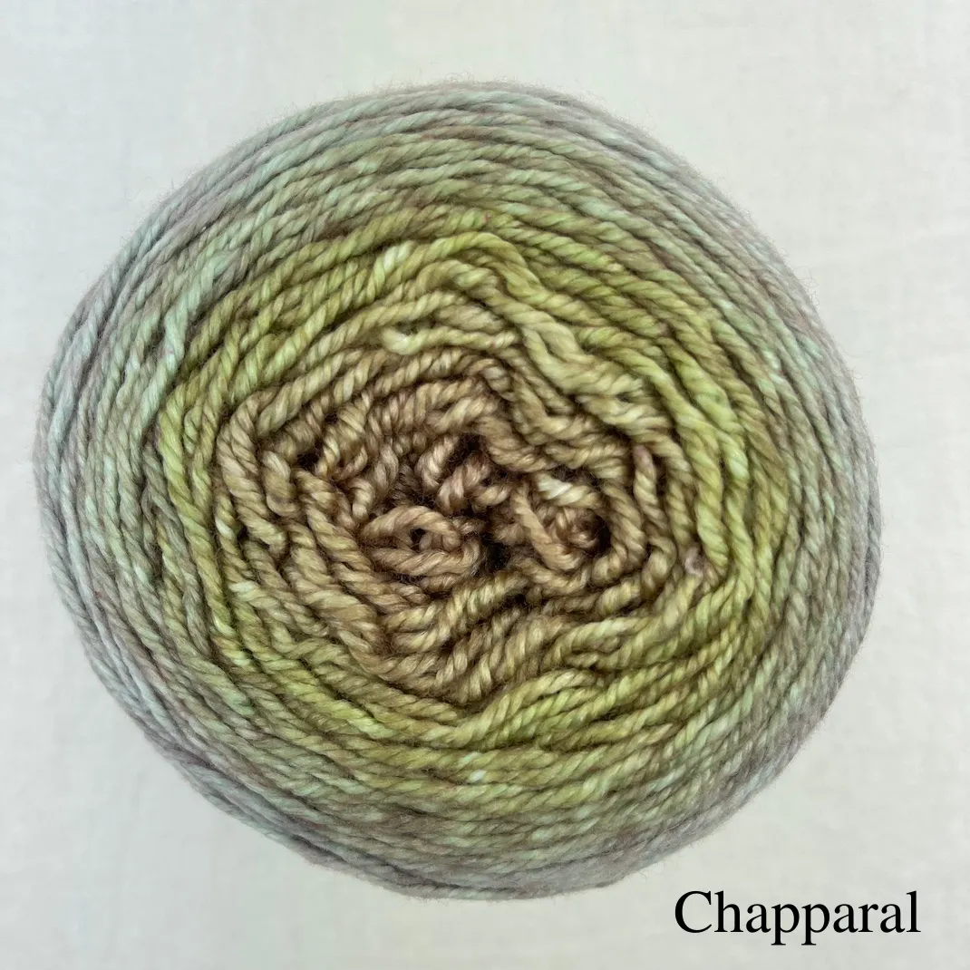 Chevron Baby Hat Knitting Kit | Freia Handpaints Superwash Merino Silk Sport & Knitting Pattern (#290)