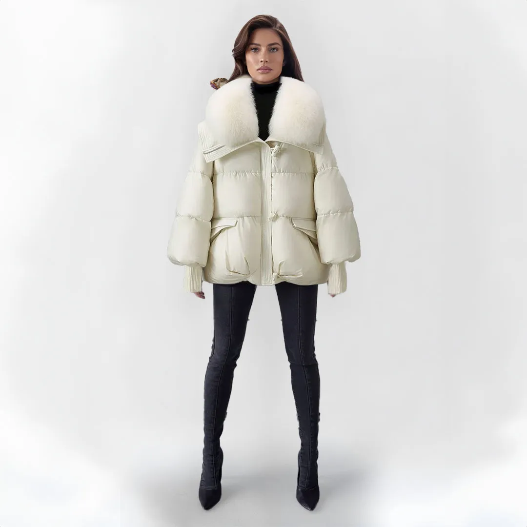 Clara's Chic Faux Fur Jacket