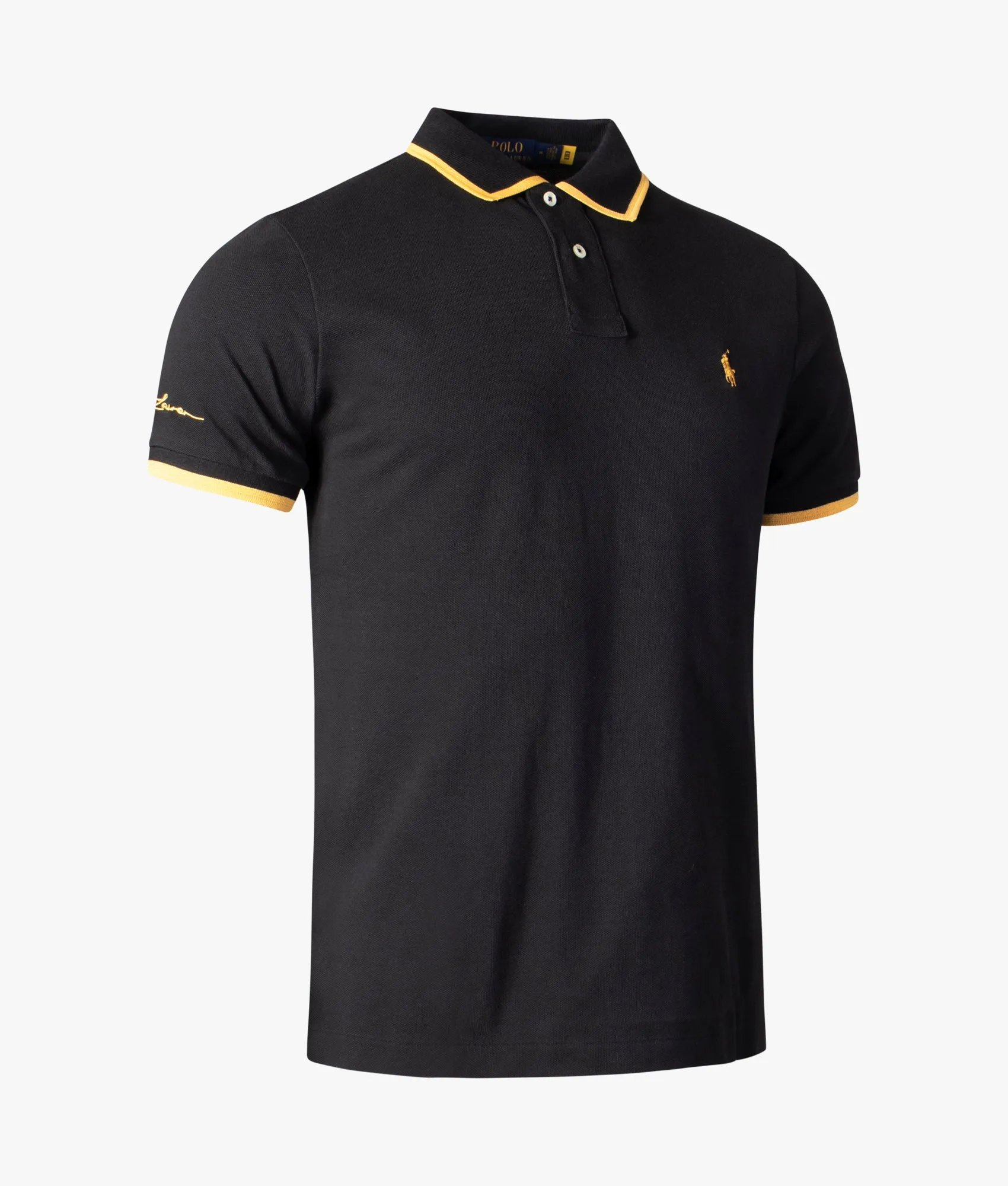 Custom Slim Fit Contrast Collar Polo Shirt