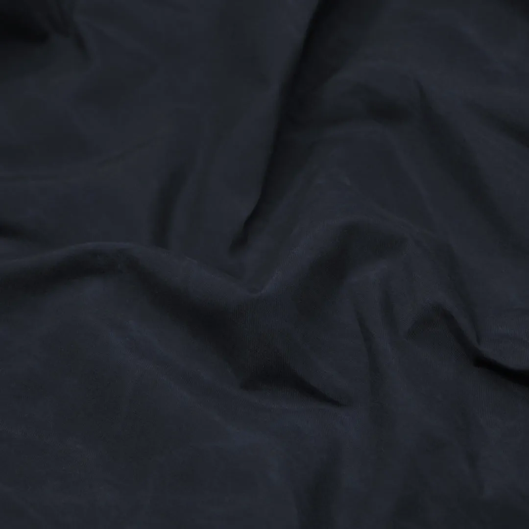 Deadstock Dry Waxed Poplin - Ink