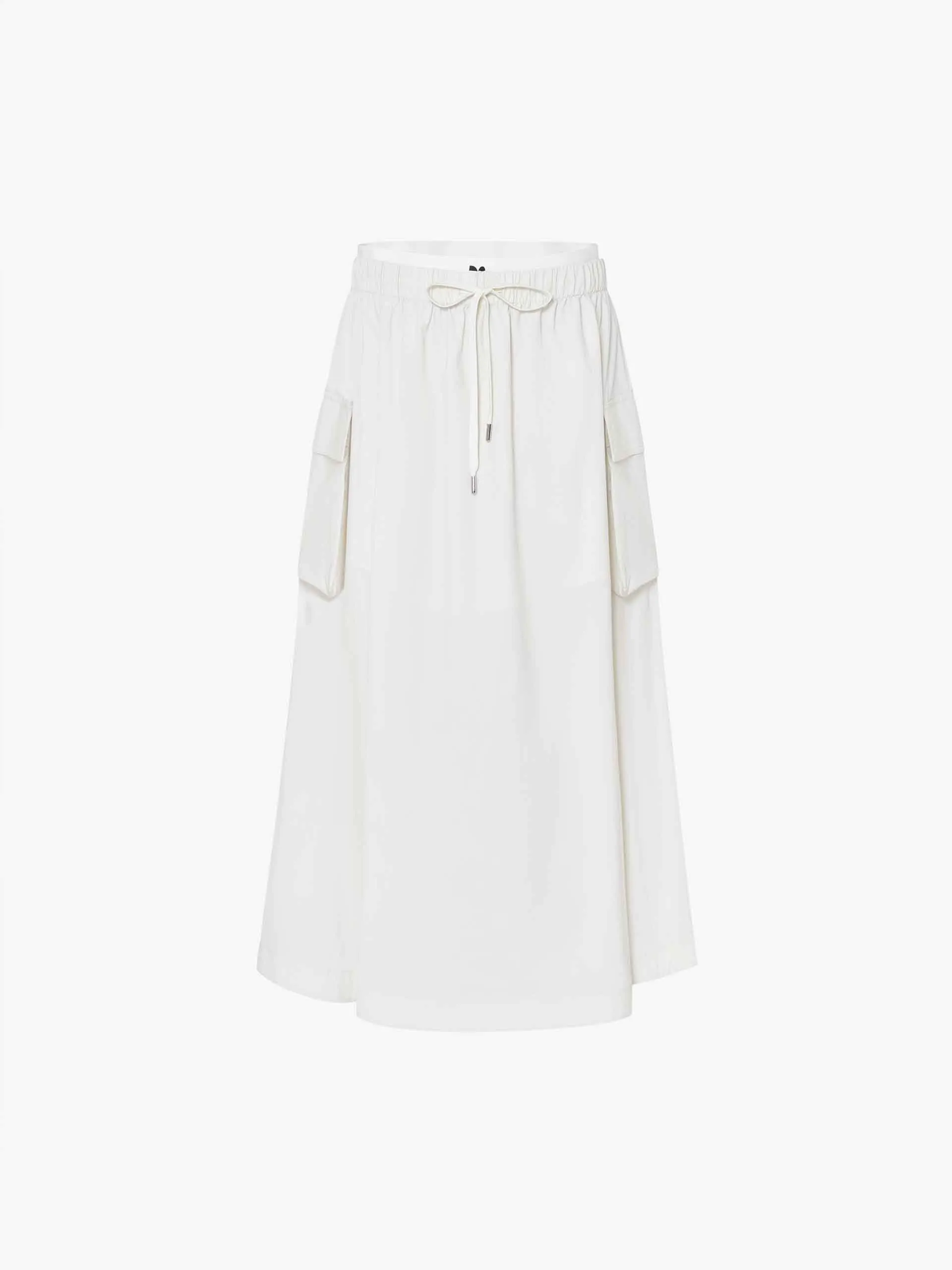 Double Waist Midi Skirt