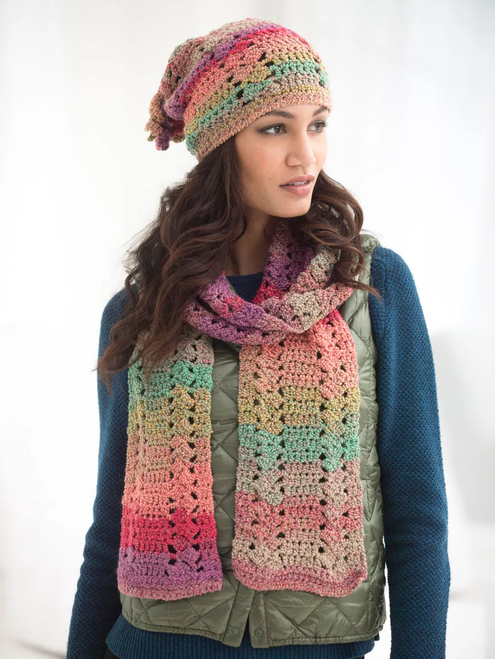 Easy Eyelet Scarf (Crochet)