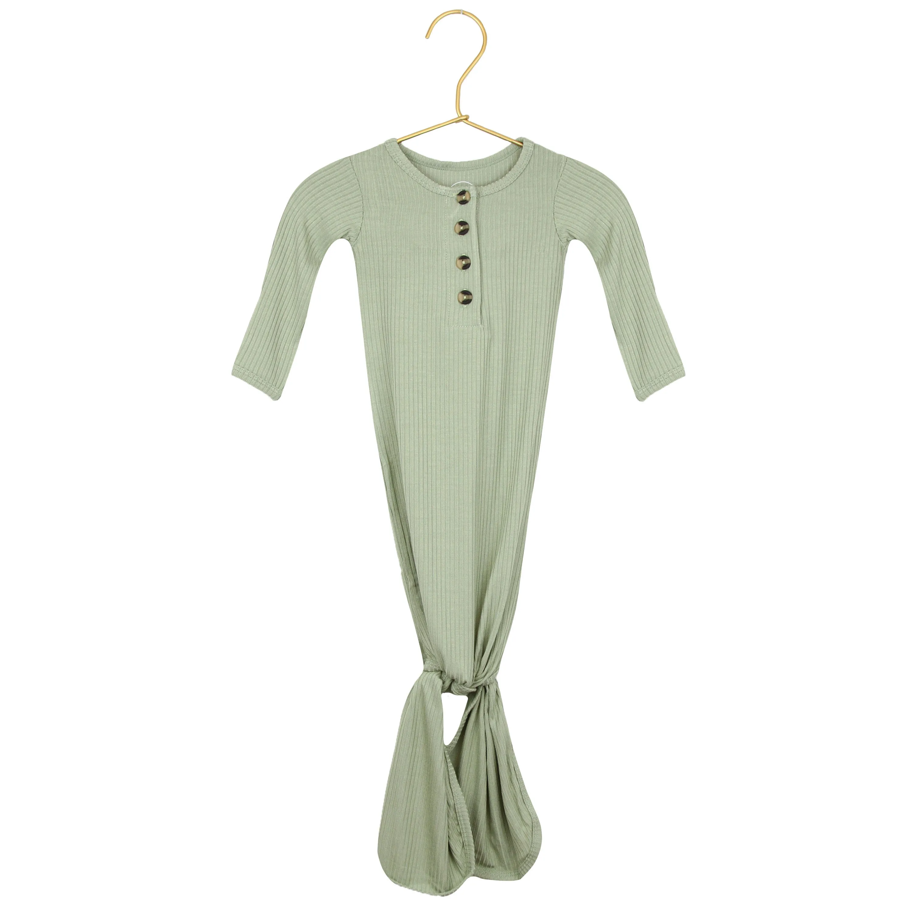 Ellis Ribbed Newborn Hat Bundle (Gown)