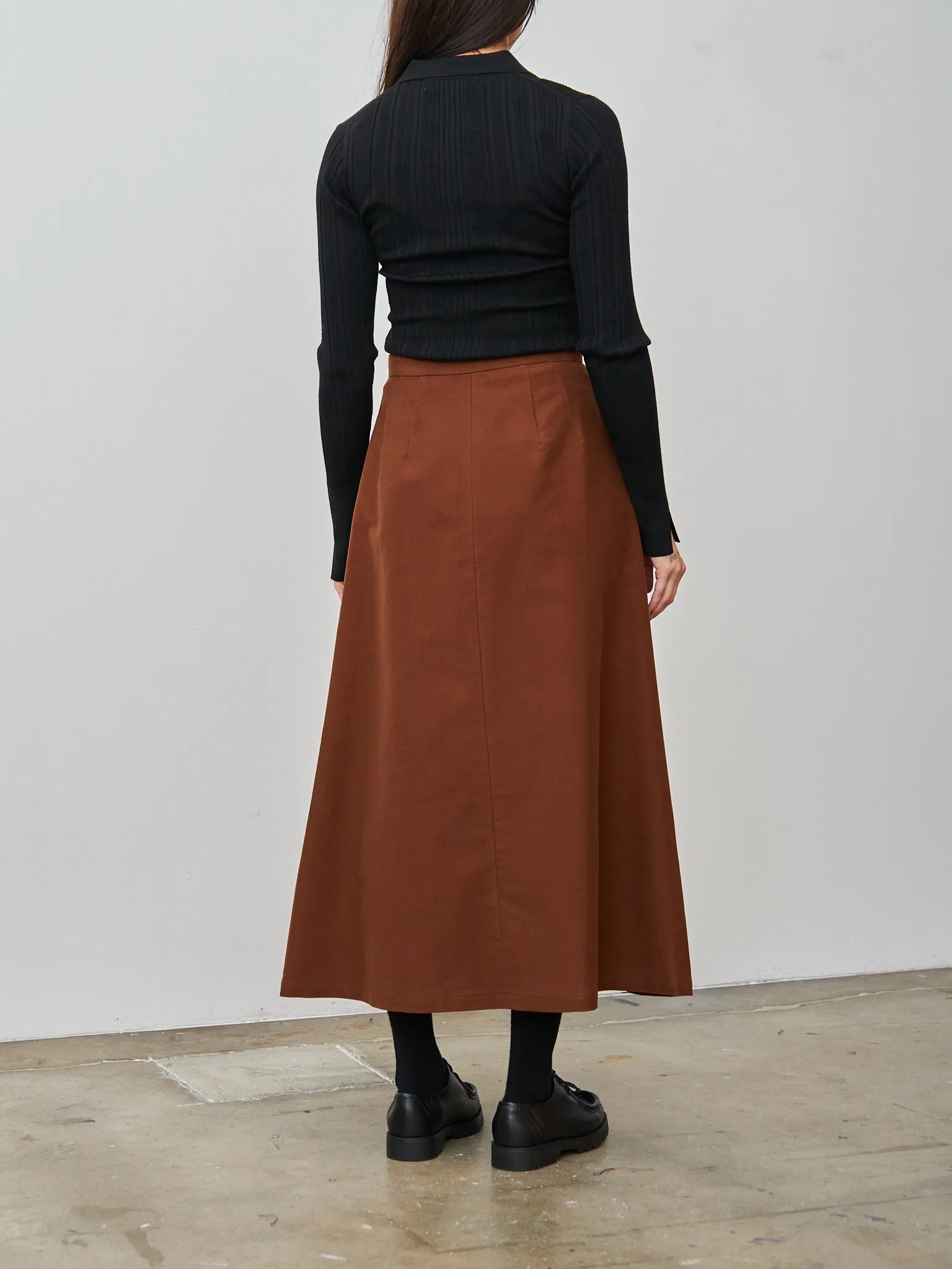 Flared Skirt - Cinnamon