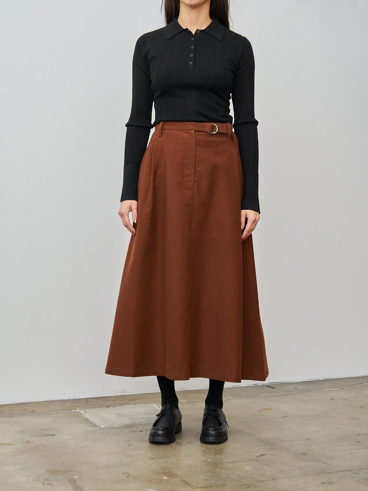 Flared Skirt - Cinnamon