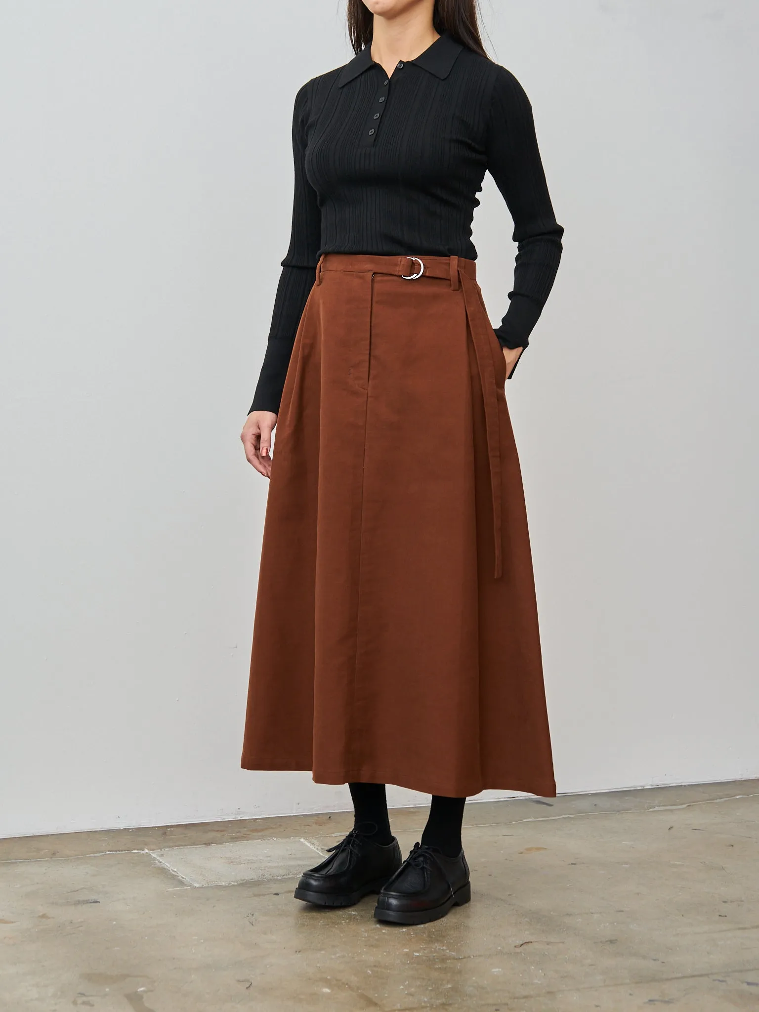 Flared Skirt - Cinnamon