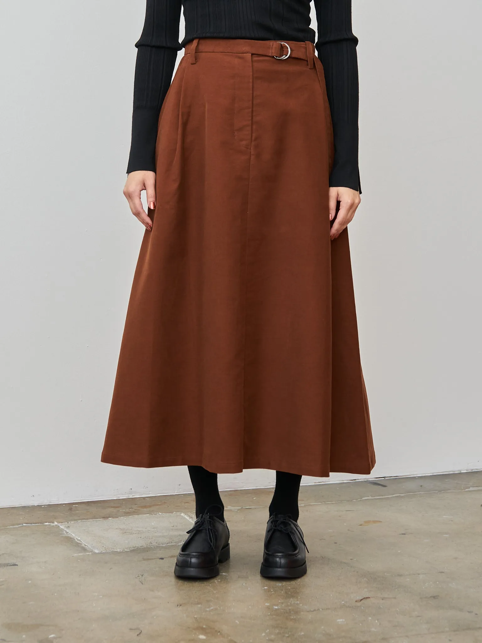 Flared Skirt - Cinnamon