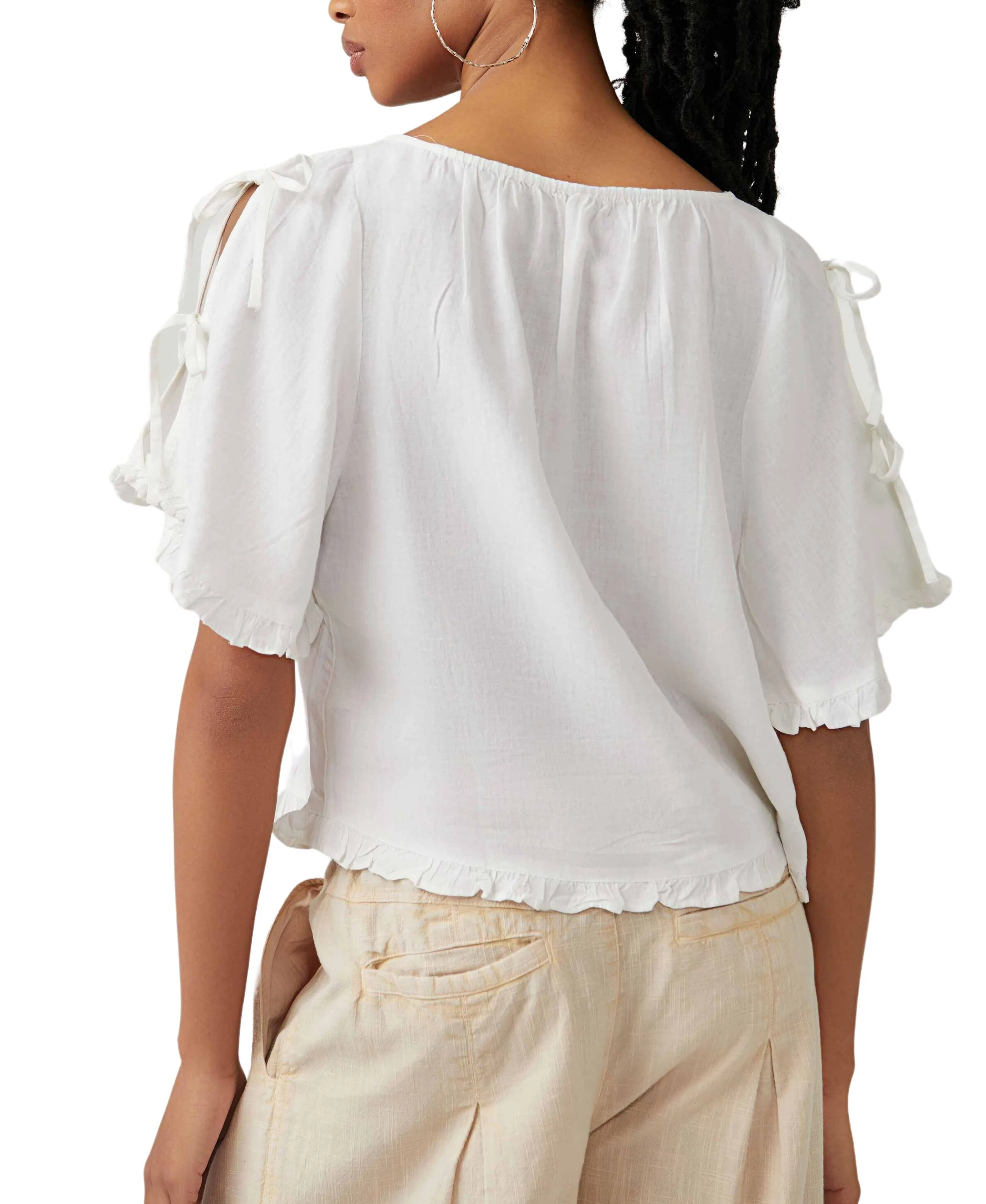 Free People Lilia Pintuck Top