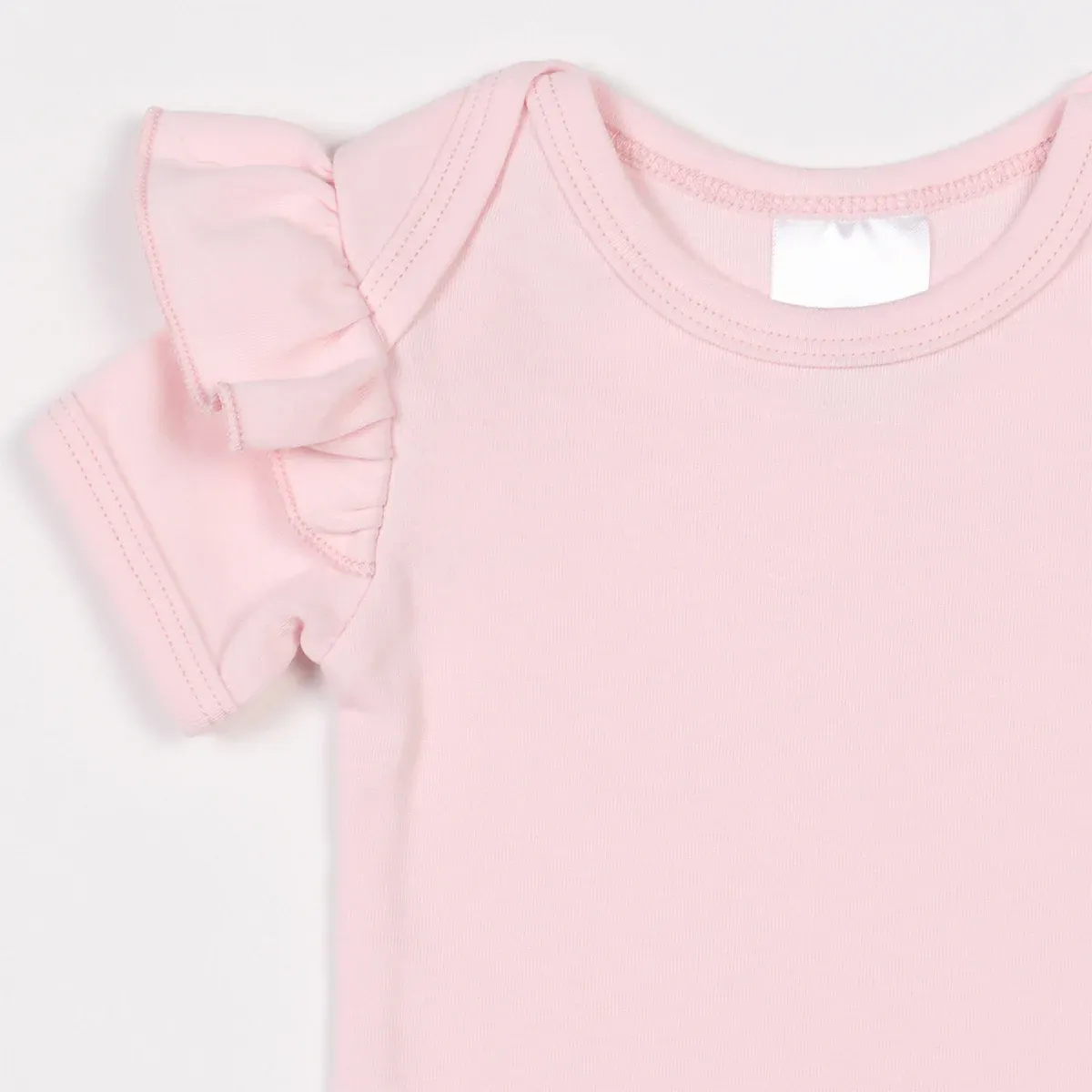 hi-hop Ruffle Short Sleeve Bodysuit