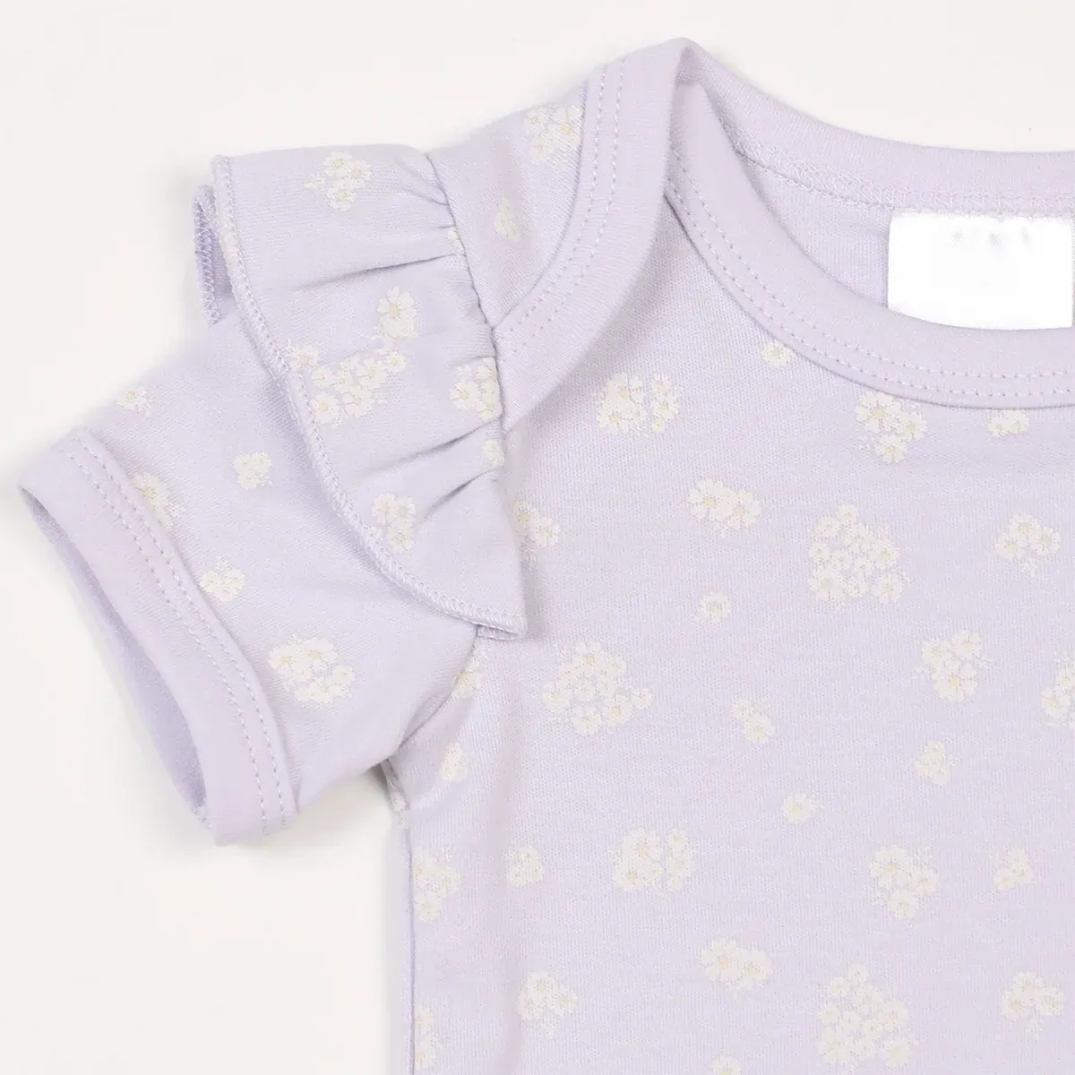 hi-hop Ruffle Short Sleeve Bodysuit