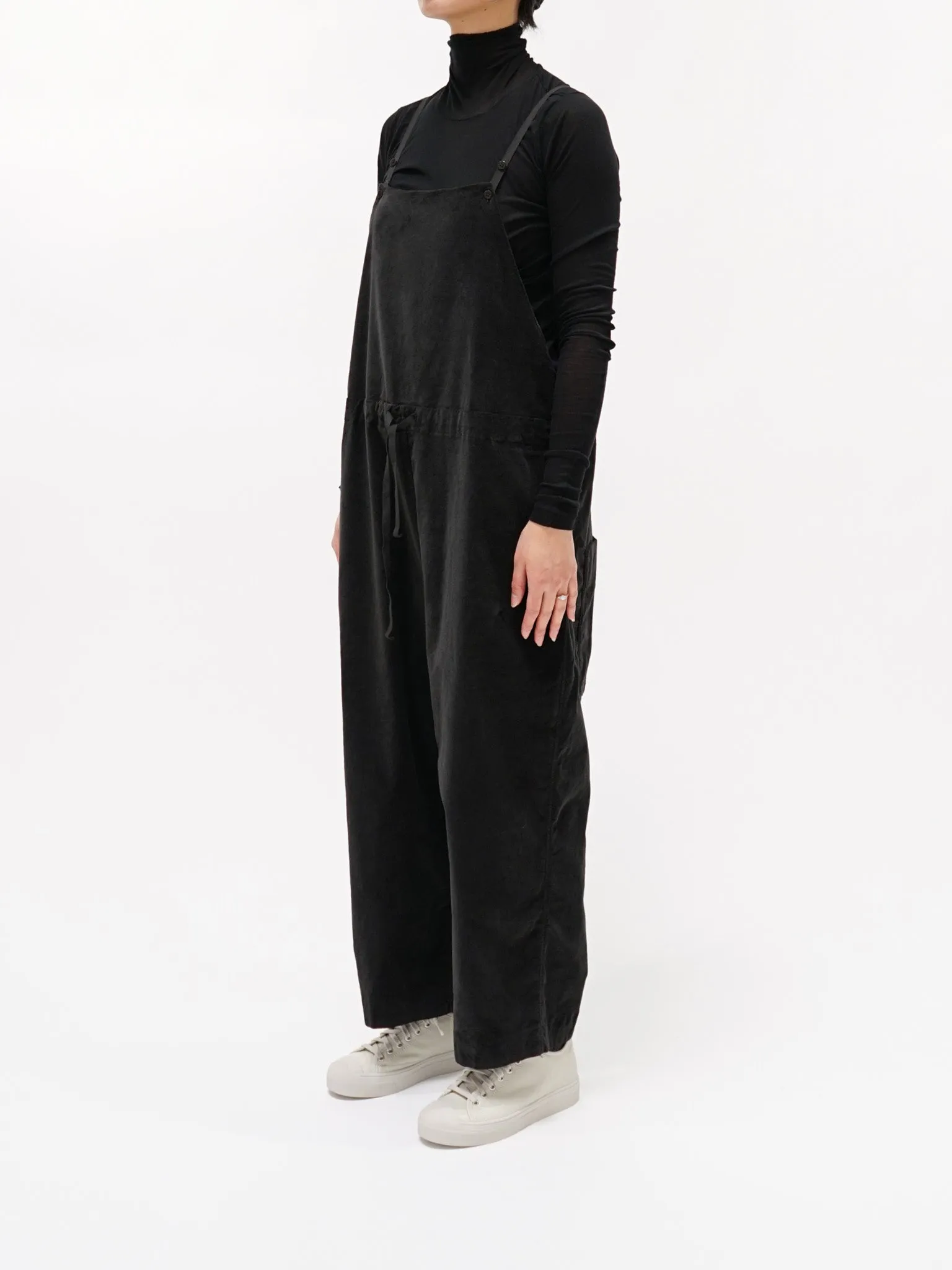 High Gauge Sheer Rib Turtleneck - Black