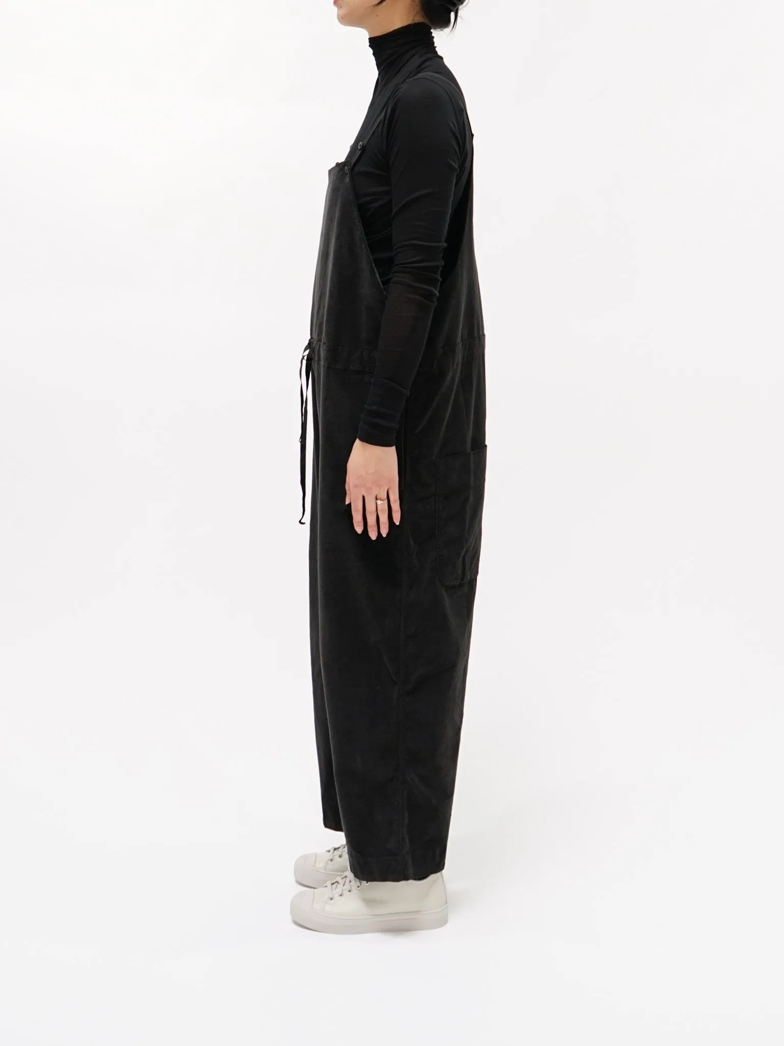 High Gauge Sheer Rib Turtleneck - Black