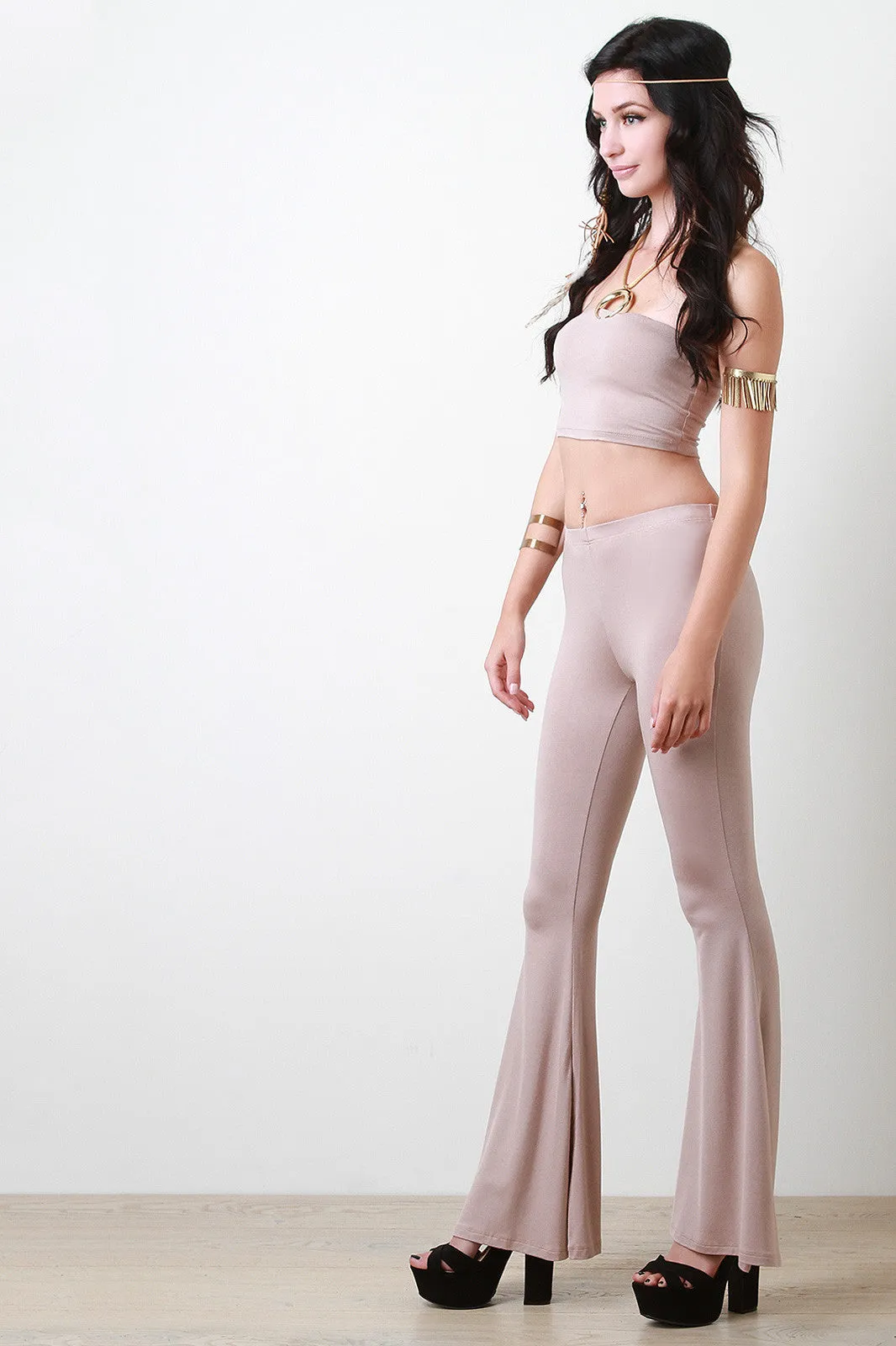 Jersey Bandeau Top