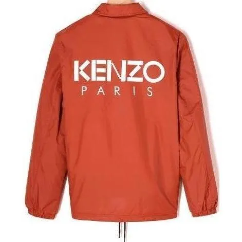 KENZO World Coach Jacket, Deep Orange