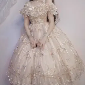 Lady Eletain      Dress Kawaii Academia Y2K Cottagecore Coquette Fairycore Dollette Princesscore