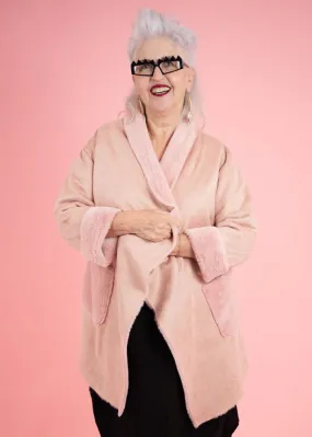 LANA FLUFFY JACKET - PINK