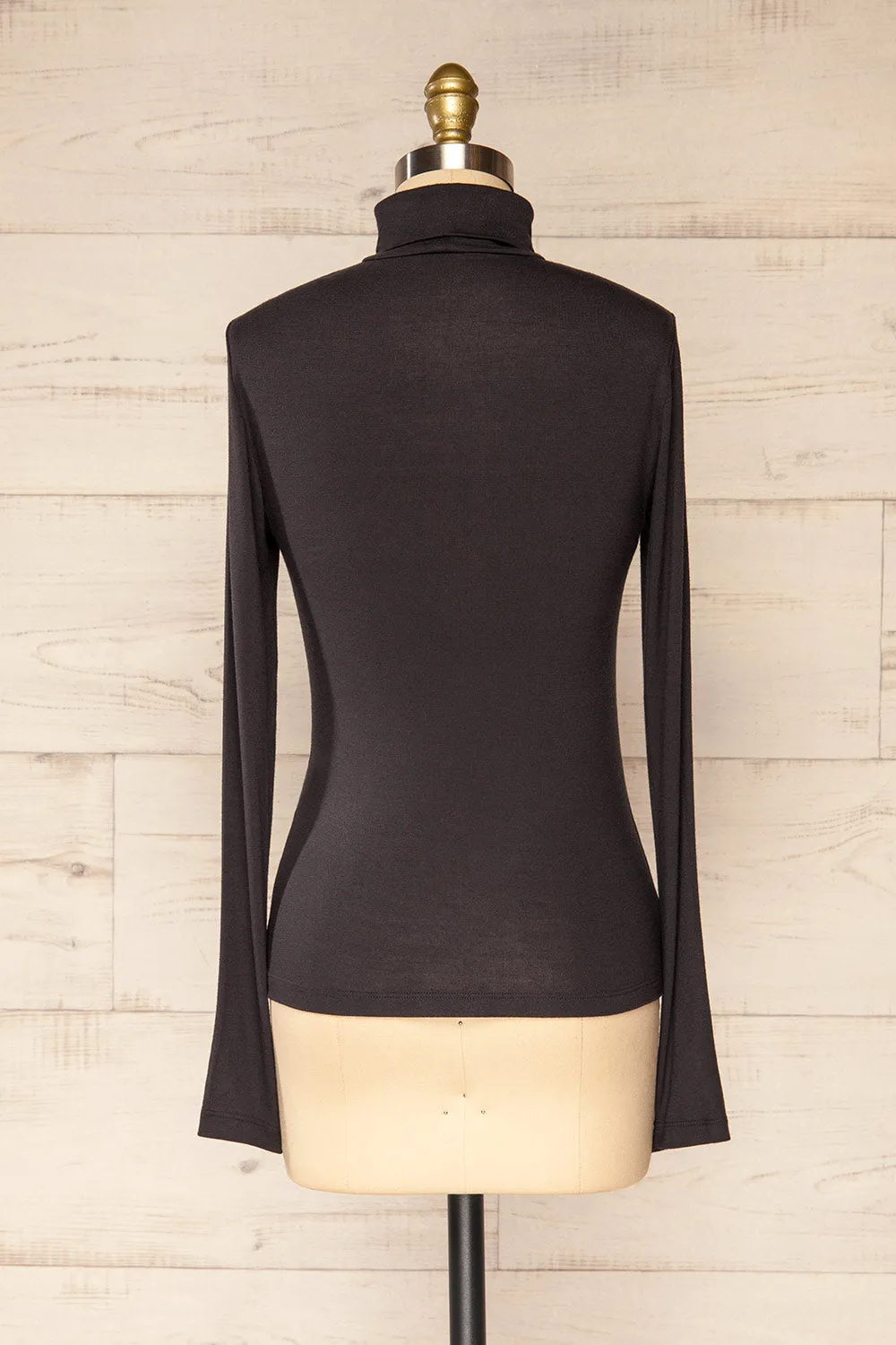 Lassi Charcoal | Long Sleeve Turtleneck