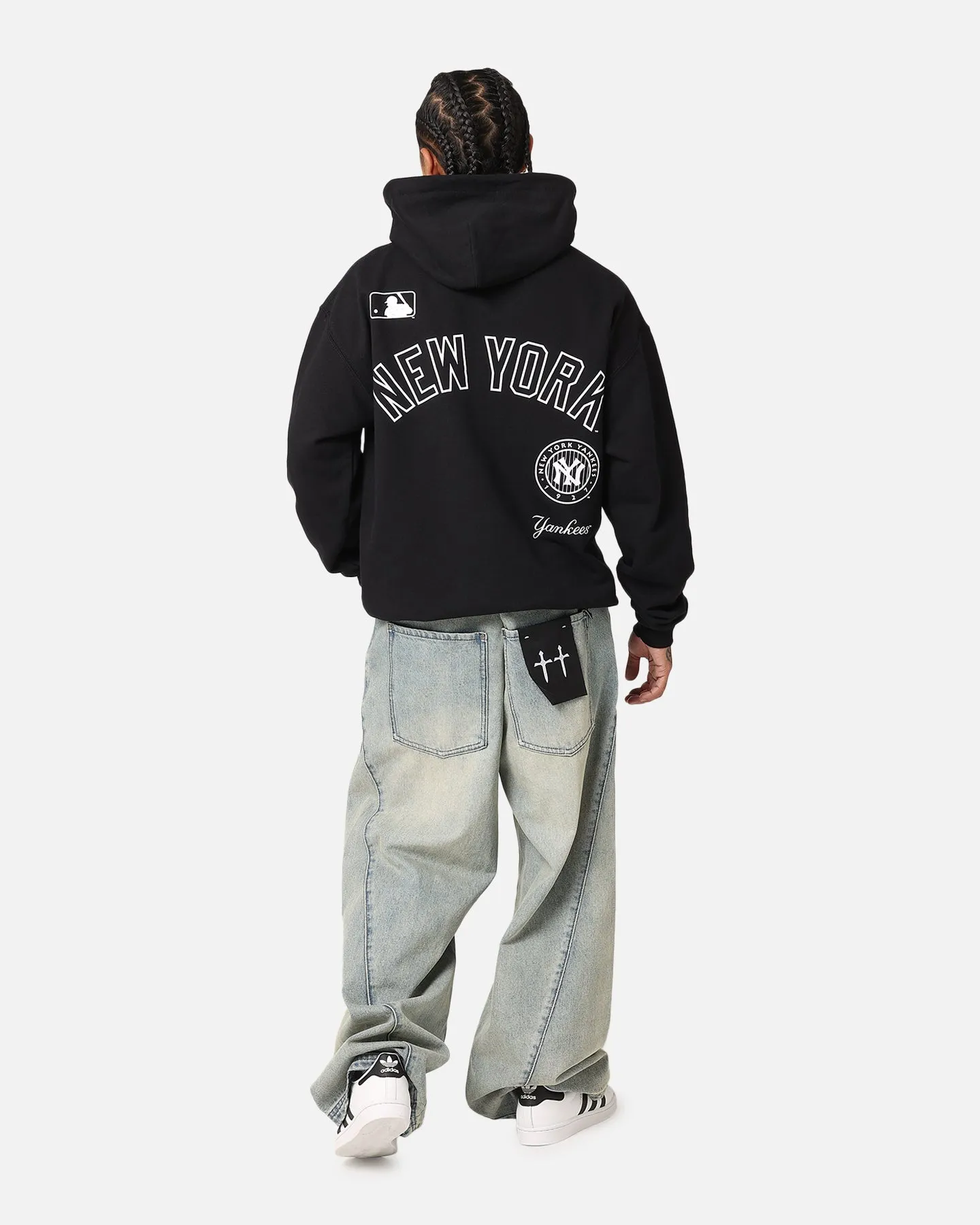Majestic Athletic New York Yankees Arch Stack Hoodie Black
