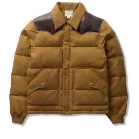Men's Western Canvas Puffer Jacket<parent>