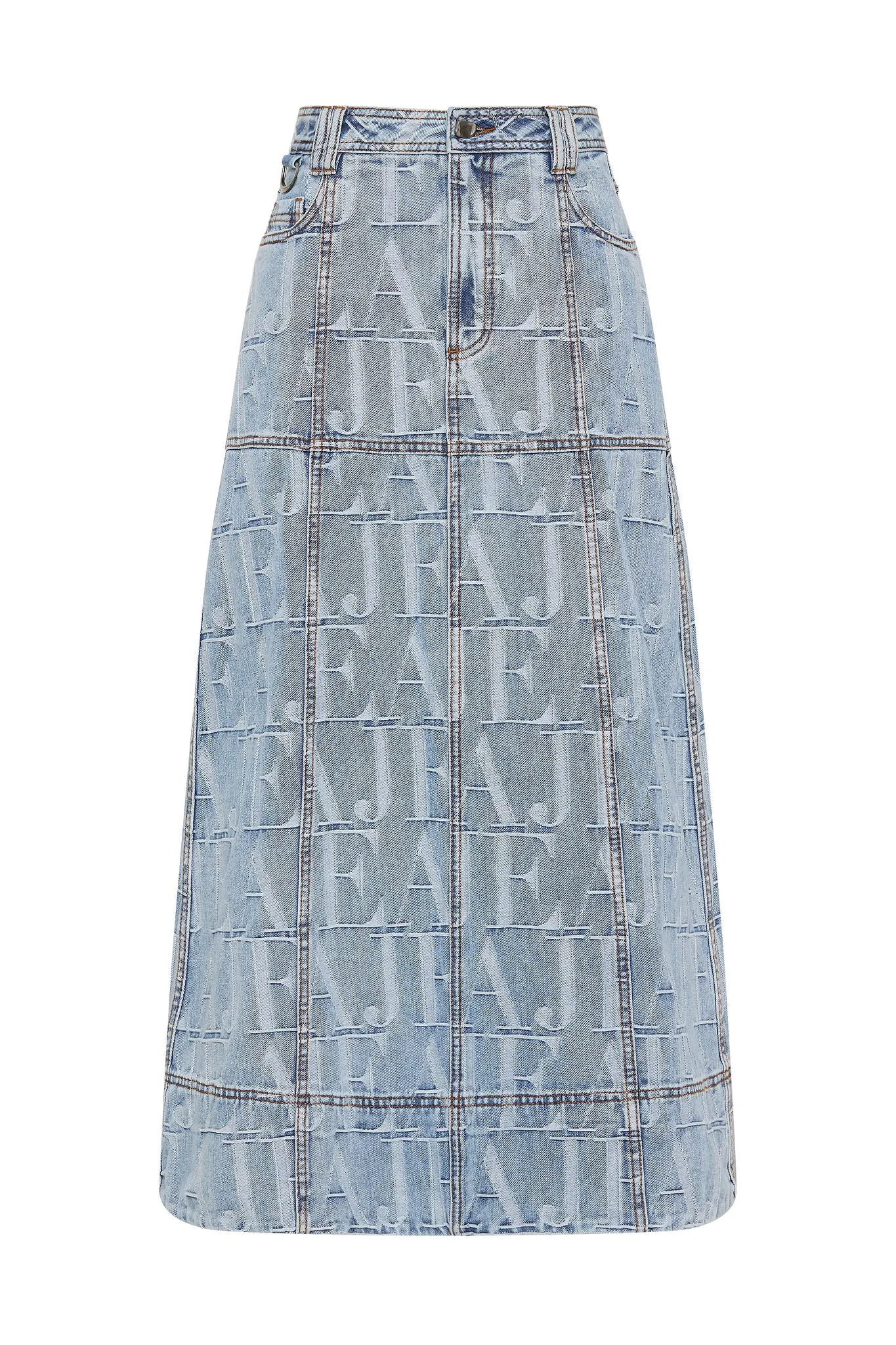 Nostalgia Denim Midi Skirt