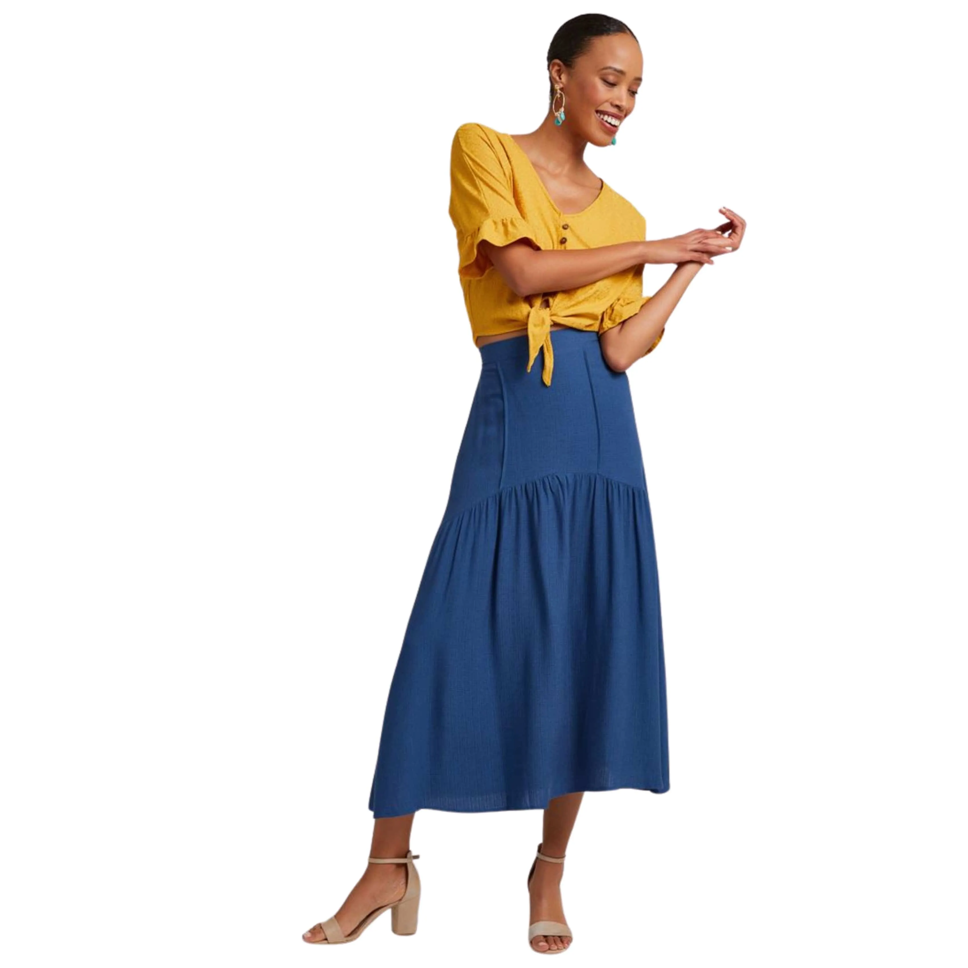 OXXO - Cotton midi skirt