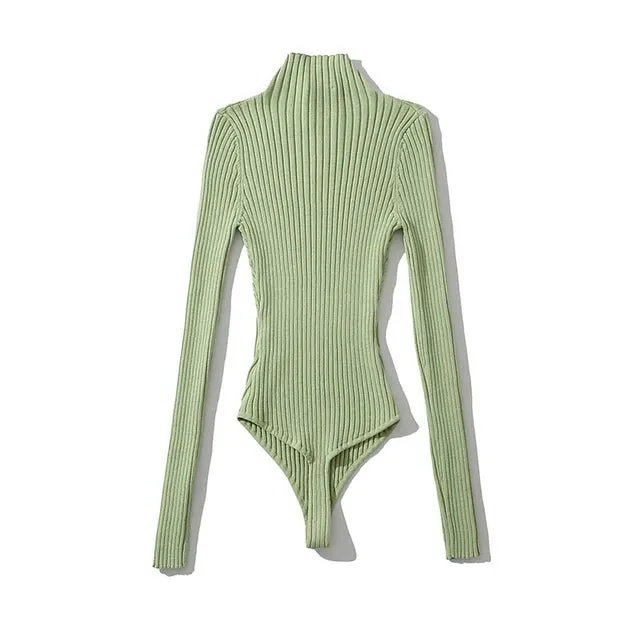 Pre Order:  Contoured Ribbed Knitted Bodysuit