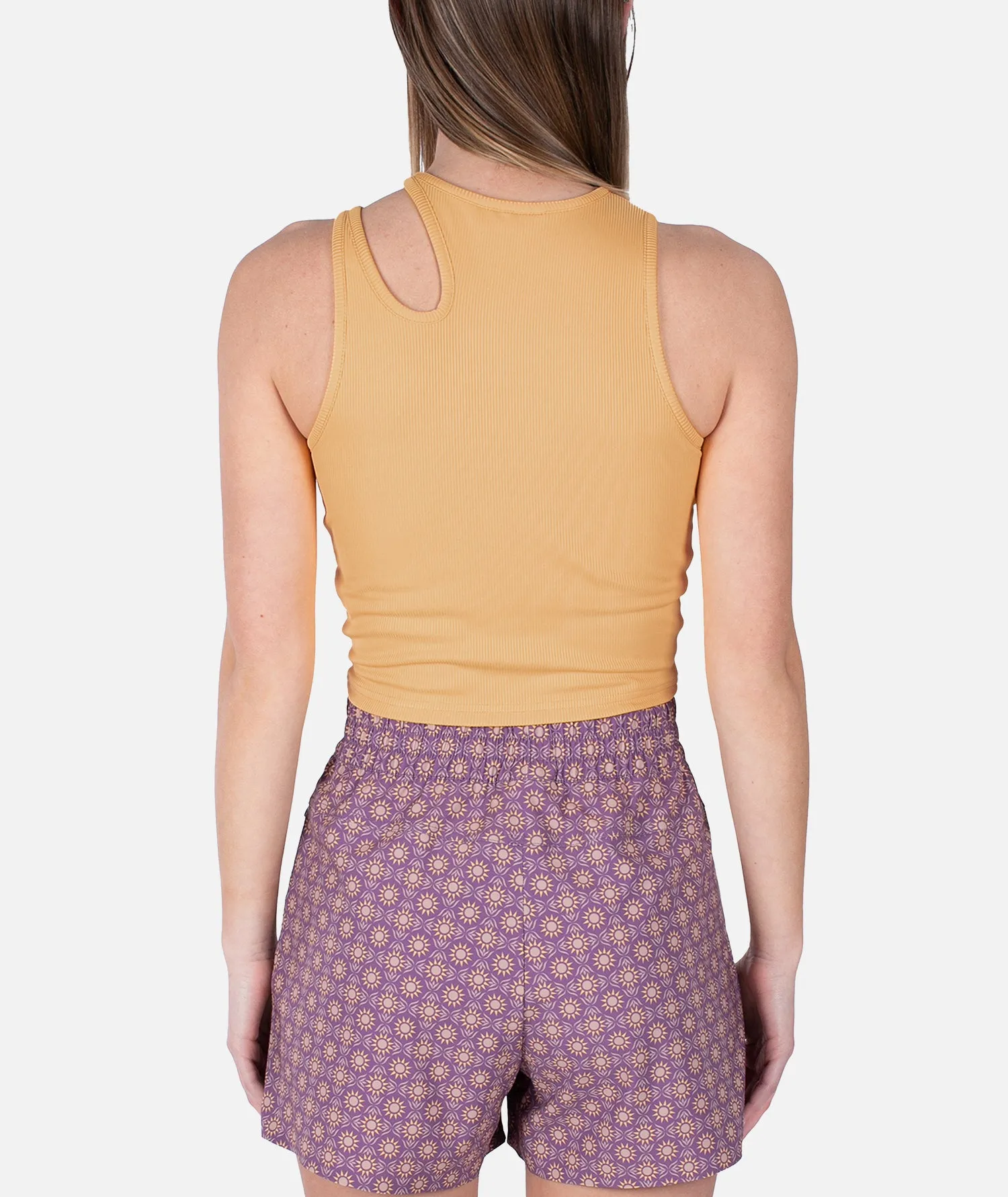 Solstice Ribbed Tank - Mustard