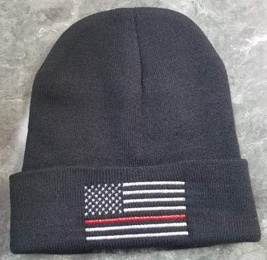 Thin Red Line Beanie